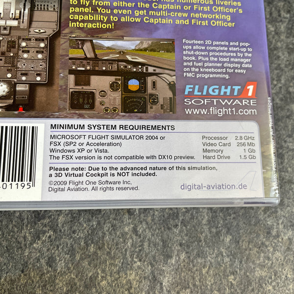 Flight 1 Software - 3 airplane add ons for Flight Simulator X or FS 2004