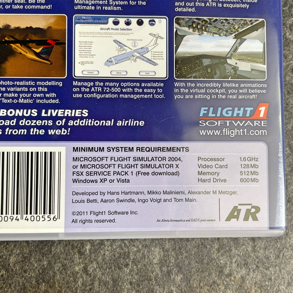 Flight 1 Software - 3 airplane add ons for Flight Simulator X or FS 2004