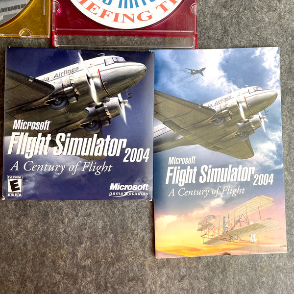 Microsoft Flight Simulator 2004 plus 2 airplane add ons