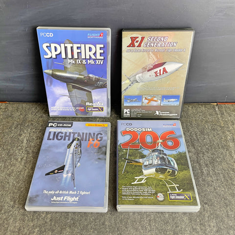 Airplane and helicopter add ons for Flight Simulator X - 4 titles