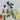 Wildflowers and Trillium chair seat cushion needlepoint canvas #JM187080B - NextStage Vintage