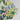 Wildflowers and Trillium chair seat cushion needlepoint canvas #JM187080B - NextStage Vintage