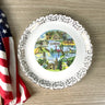 Florida state souvenir plate - 1950s road trip souvenir - NextStage Vintage