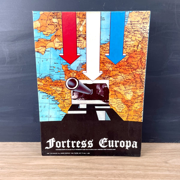 Fortress Europa bookcase game - complete & unpunched - 1980 - NextStage Vintage