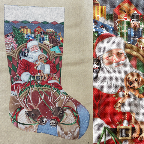 Christmas Needlepoint Stocking, … curated on LTK