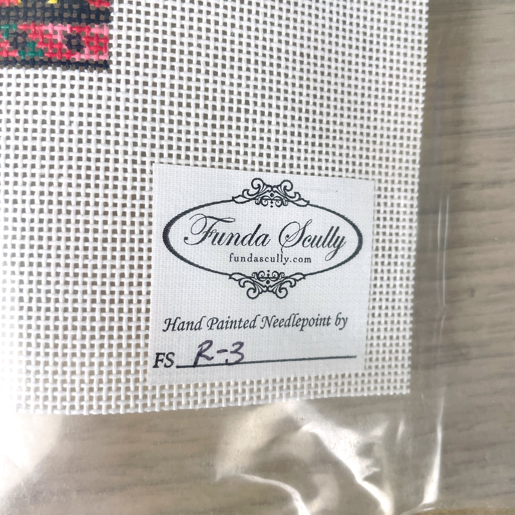 Funda Scully round hinged box needlepoint canvas FSR3 NextStage