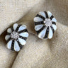 Gale Grant cubic zirconia collection post clip pierced earrings - NextStage Vintage
