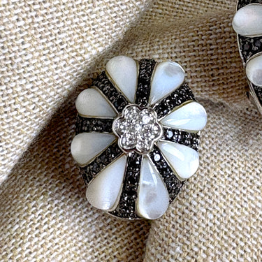 Gale Grant cubic zirconia collection post clip pierced earrings - NextStage Vintage