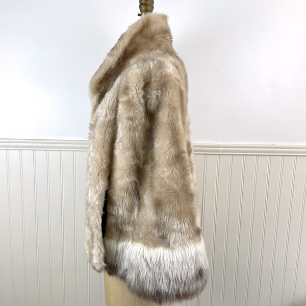 1980s vintage faux fur cape by Glenoit - one size fits most - NextStage Vintage