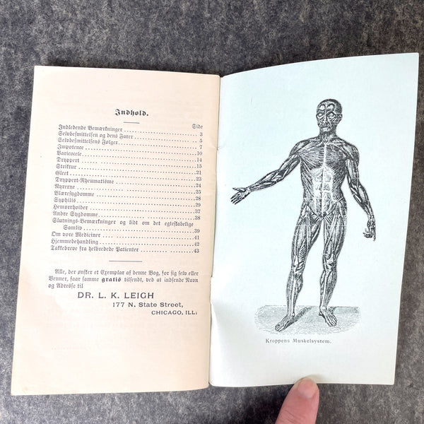 "Gode Raad" 1910s mens health booklet in Danish - NextStage Vintage