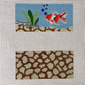 J Child goldfish eyeglass case needlepoint canvas #EGC208 - NextStage Vintage