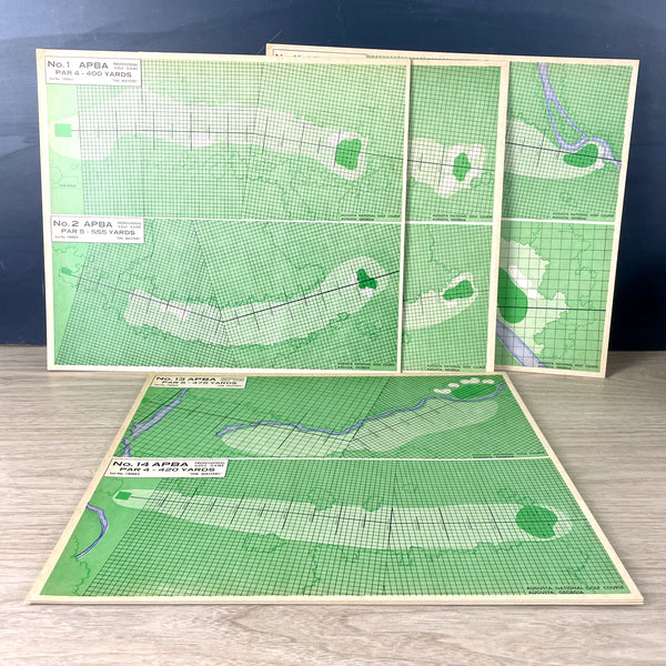 APBA 1962 Professional Golf Game with bonus August The Masters course - NextStage Vintage