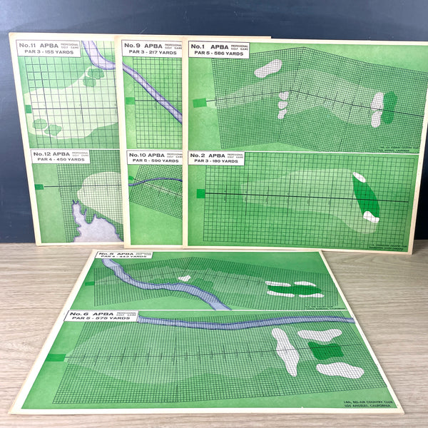 APBA 1962 Professional Golf Game with bonus August The Masters course - NextStage Vintage