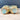 Gonder vase gold and turquoise crackle - H82 - 1950s vintage - NextStage Vintage