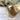 Gonder vase gold and turquoise crackle - H82 - 1950s vintage - NextStage Vintage