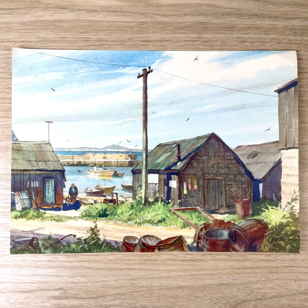 Gordon Grant maritime watercolor prints - 5 piece promotional set - NextStage Vintage
