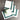 Vintage white and green cloth napkins - set of 4 - NextStage Vintage
