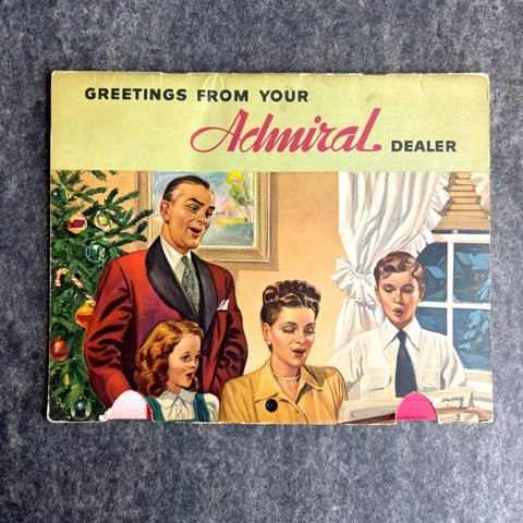 Vintage 1948 Admiral Dealer cookbook & calendar booklet – mid-century radio memorabilia - NextStage Vintage