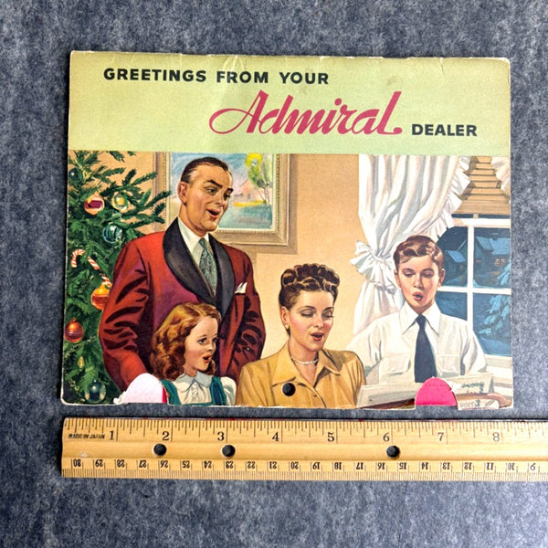 Vintage 1948 Admiral Dealer cookbook & calendar booklet – mid-century radio memorabilia - NextStage Vintage