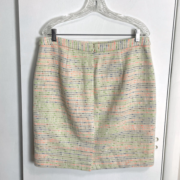 Halogen neon tweed straight skirt - size 14 - NextStage Vintage