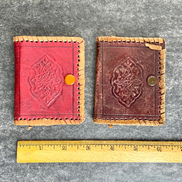 Oran, North Africa 1943 leather wallet - a pair - NextStage Vintage