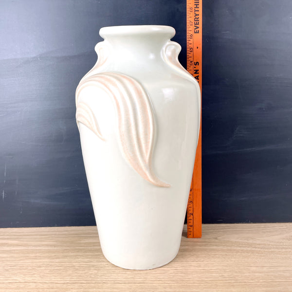 Harris Pottery art nouveau urn vase - 1980s vintage