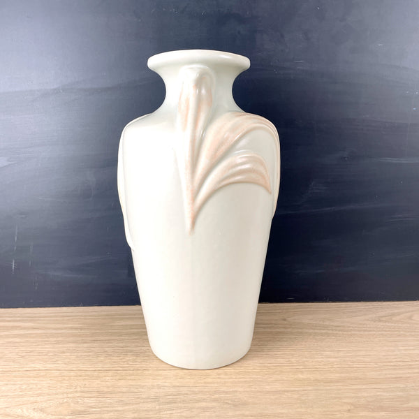 Harris Pottery art nouveau urn vase - 1980s vintage