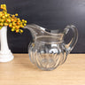 Vintage Heisey Colonial Clear Glass Pitcher 32oz - Applied Handle - Signed Diamond H - NextStage Vintage