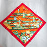 Hermes Marché Flottant Du Lac Inlé II pattern silk scarf - 2002 vintage - original box - NextStage Vintage