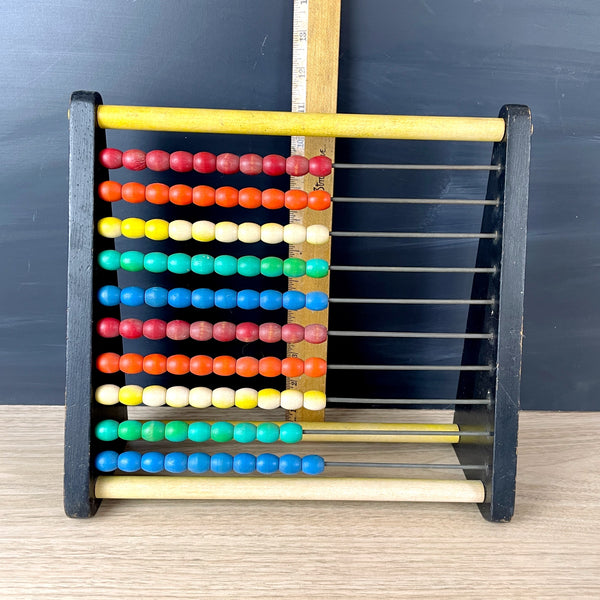 Holgate wooden counting frame - vintage abacus toy - NextStage Vintage