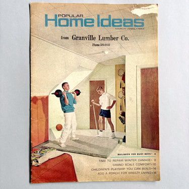 Vintage 1963–64 US Gypsum home improvement booklet lot – garage, attic, kitchen, room additions – mid century DIY - NextStage Vintage