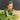 Vintage Rubber Pixie Elf Shelf Sitter Hong Kong 1950s 1960s Christmas Figure Waving Green Red Knee Bent Figurine