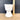 Matte white modernist Hutchenreuther vase - 1970s vintage - NextStage Vintage
