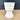 Matte white modernist Hutchenreuther vase - 1970s vintage - NextStage Vintage