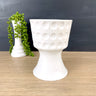 Matte white modernist Hutchenreuther vase - 1970s vintage - NextStage Vintage