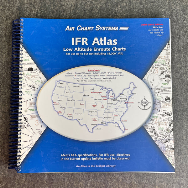 Ifr Chart Map Air Chart Systems - IFR Atlas Low Altitude Enroute Charts - 2009-2010 ...
