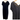 Incite black party dress with scarf down the back - 1980s vintage - size large - NextStage Vintage