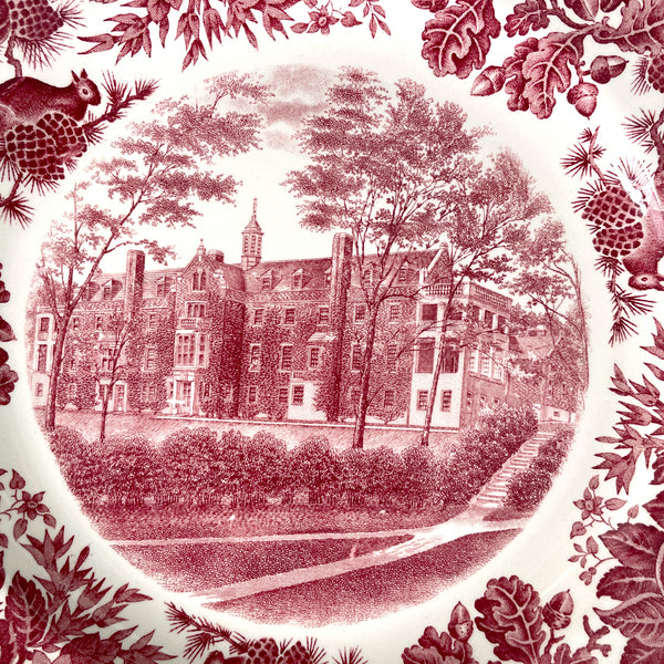 St Paul's School Wedgwood Plate - The Infirmary - 1950s vintage - NextStage Vintage