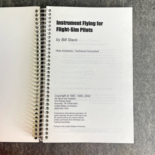 Simulate Flight in Any Weather With Instrument Flying for Flight-Sim Pilots - Bill Stack - 2002