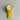 Invicta Tritnite Model 0298 Yellow Ceramic MOP Dial Day Date Womens Watch