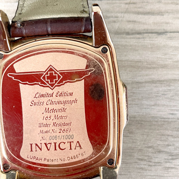 Invicta Limited Edition Lupah Meteorite MOP watch - model 2681