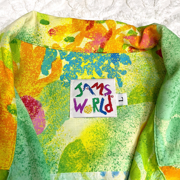 Jams World floral garden shirt - 1990s vintage - size large - NextStage Vintage