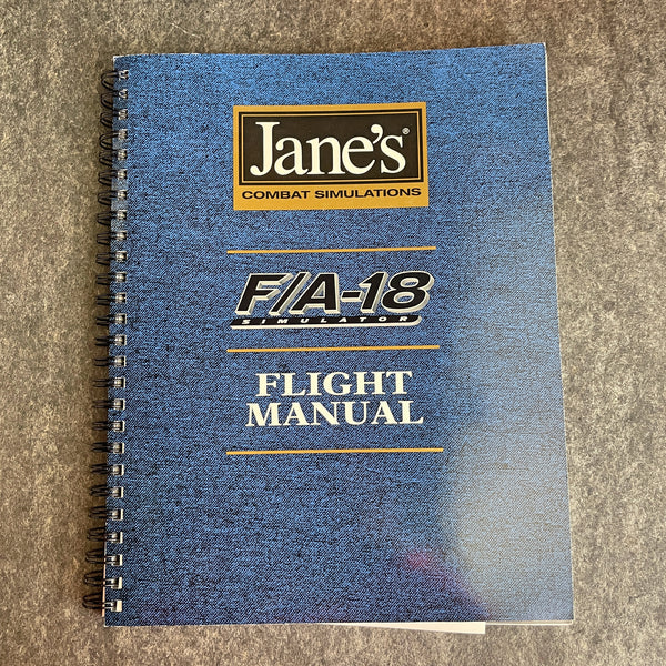 Jane's Combat Simulations - 7 manuals only - no disks