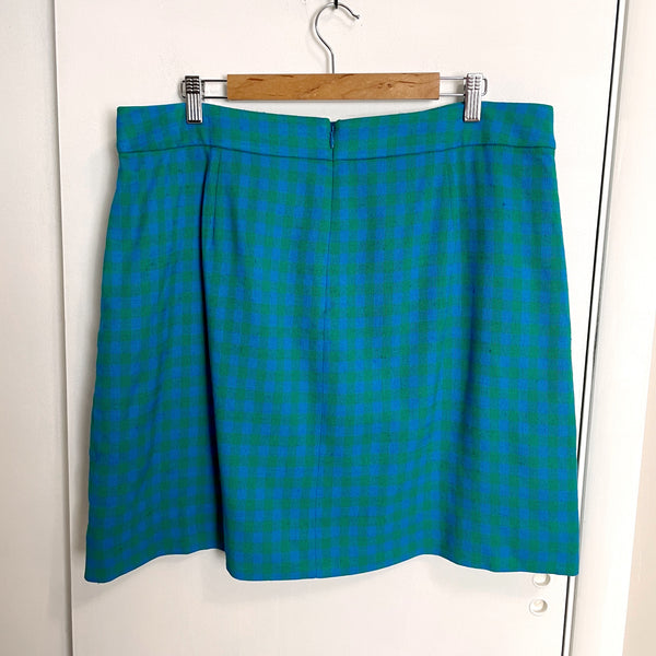 J. Crew gingham front flap pocket skirt - NWT- size 16 - NextStage Vintage