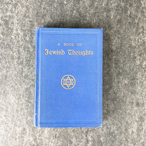 A Book of Jewish Thoughts - Joseph Herman Hertz - pocket size hardcover - NextStage Vintage