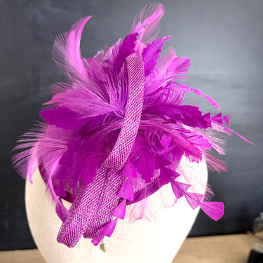 Fuschia Fascinator Hat from John Lewis Women - British Department Store - NextStage Vintage