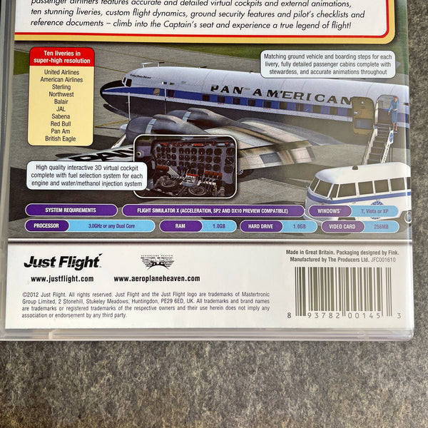 Just Flight - 3 airplane add ons for Flight Simulator X