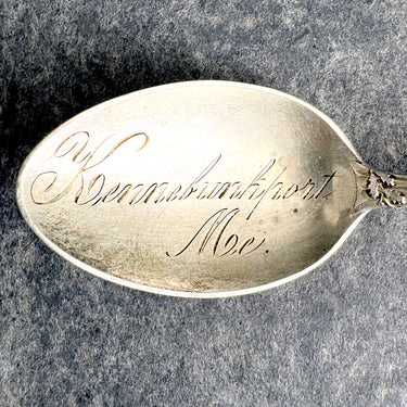 Kennbunkport ME Sterling Spoon - Antique 1900s Souvenir - NextStage Vintage