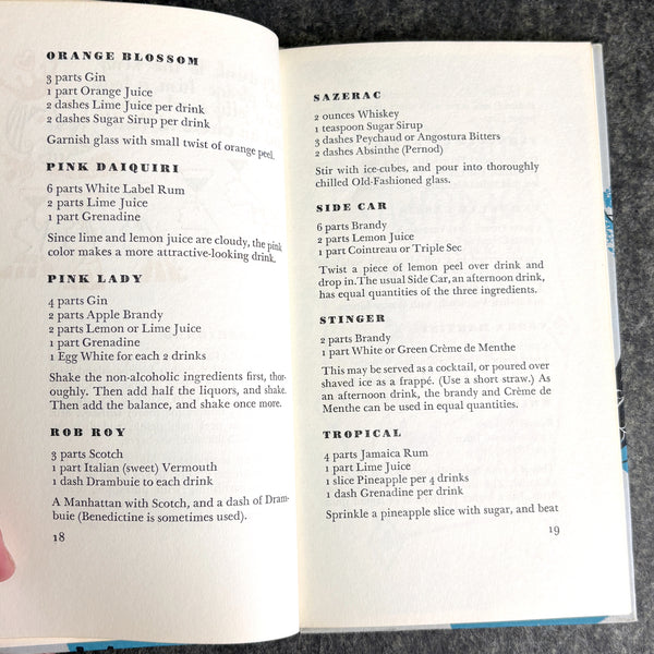 Vintage 1955 King of Hearts Drink Book by Peter Pauper Press – Mid-Century Cocktail Recipes