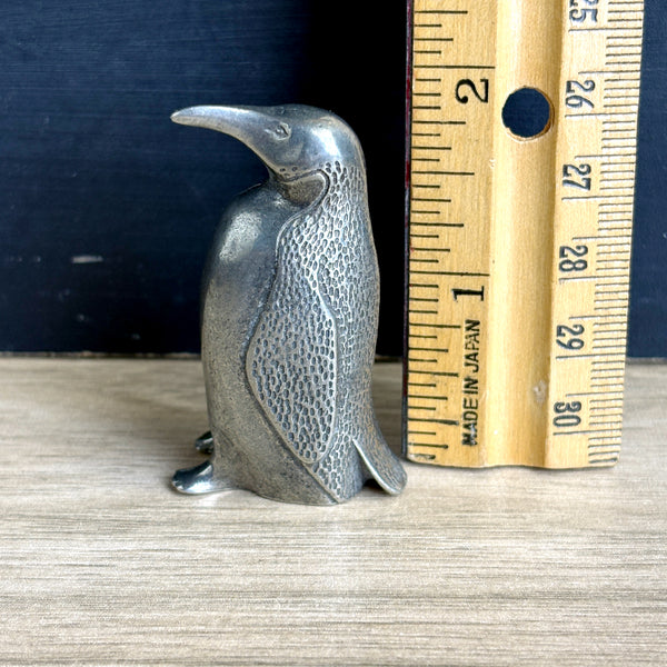 Kirk Steiff Pewter penguin figurine